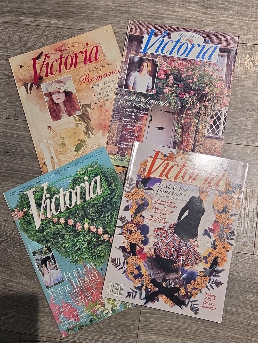 Vintage Victoria Magazines Lot 1990 1992 1998 Home Decorating Victorian Romance